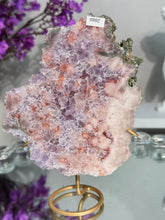 Load image into Gallery viewer, Pink Amethyst slab with amethyst 2889
