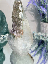 Load image into Gallery viewer, Green Rainbow amethyst pendulum 2872
