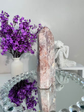 Load image into Gallery viewer, druzy pink amethyst tower with amethyst 2906
