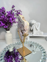 Load image into Gallery viewer, druzy pink amethyst slab with amethyst 2928
