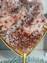 Load image into Gallery viewer, Red pink amethyst slab with quartz 2931
