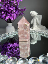 Load image into Gallery viewer, Druzy pink amethyst tower with amethyst 2950
