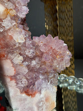 Load image into Gallery viewer, Druzy Pink Amethyst Tower, 9" Crystal Point 2943
