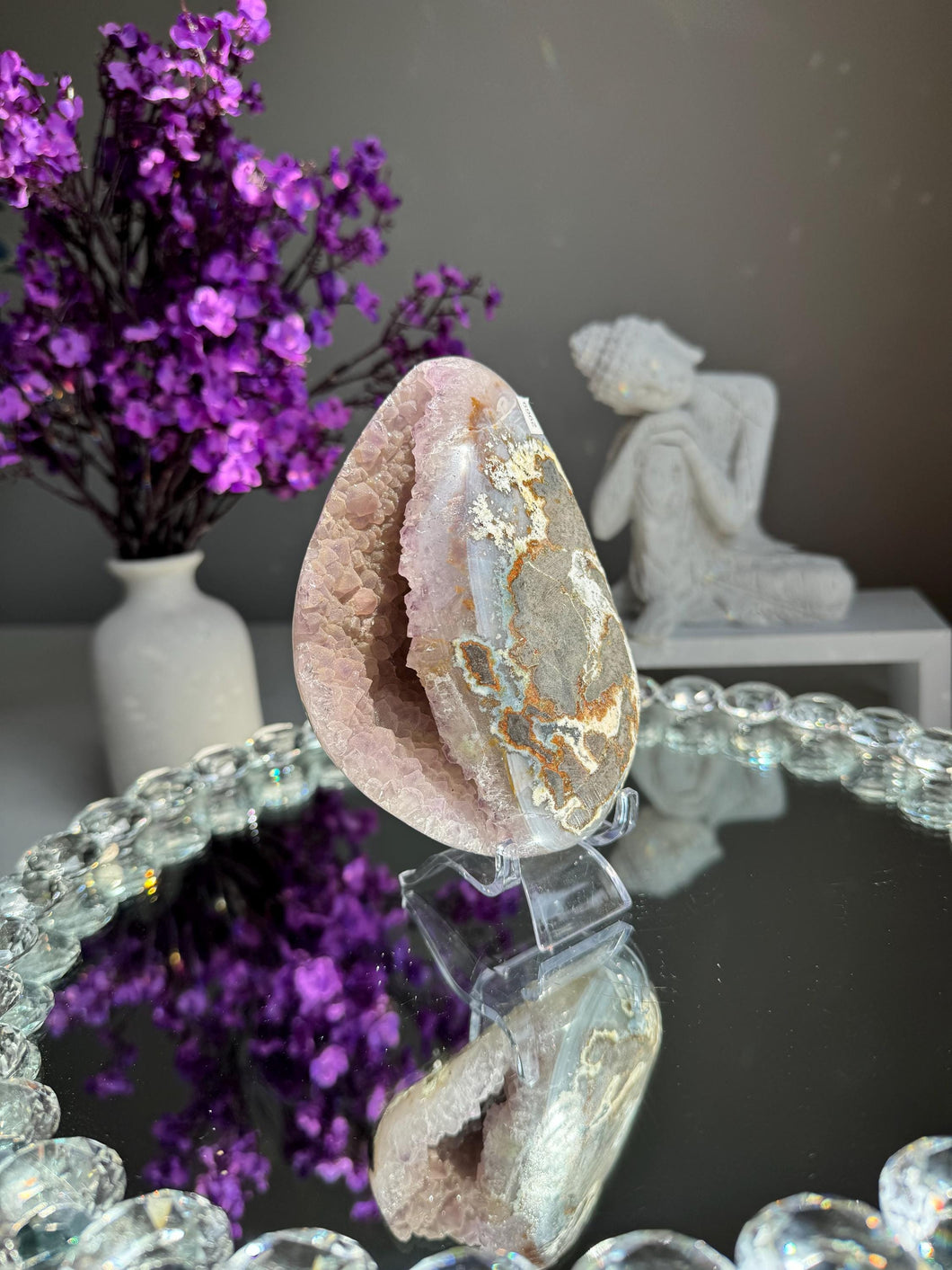 Sugar Amethyst geode 2969 Healing crystals