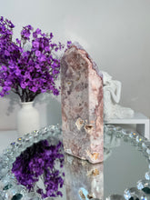 Load image into Gallery viewer, druzy pink amethyst tower with amethyst 2906
