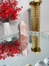 Load image into Gallery viewer, pink amethyst tower with quartz 2923
