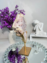 Load image into Gallery viewer, druzy pink amethyst slab with amethyst 2928
