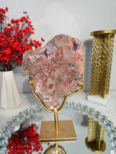 Load image into Gallery viewer, Red pink amethyst slab with amethyst 2929
