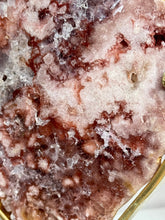 Load image into Gallery viewer, Red pink amethyst slab with quartz 2931
