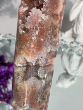 Load image into Gallery viewer, Druzy pink amethyst tower 2948
