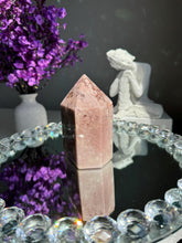 Load image into Gallery viewer, Druzy pink amethyst tower with amethyst 2949 amethyst tower
