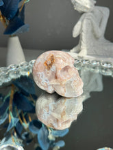 Load image into Gallery viewer, flower agate skull 2974 healing crystals
