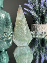 Load image into Gallery viewer, Green Rainbow amethyst pendulum  healing crystals 2915
