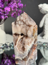 Load image into Gallery viewer, Druzy Pink amethyst tower 2994
