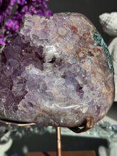 Load image into Gallery viewer, XL Druzy Pink amethyst geode 2991
