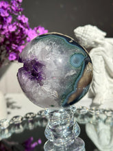 Load image into Gallery viewer, High quality Amethyst sphere amethyst geode 2534 geode sphere
