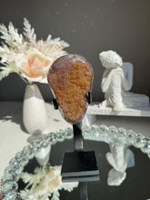 Load image into Gallery viewer, Burnt orange Sugar rainbow Amethyst geode 2978 Healing crystals
