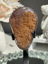 Load image into Gallery viewer, Burnt orange Sugar rainbow Amethyst geode 2978 Healing crystals
