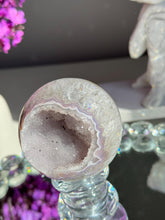 Load image into Gallery viewer, Amethyst sphere amethyst geode 2237 rainbow amethyst
