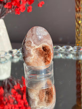 Load image into Gallery viewer, Druzy Pink amethyst egg 3023 geode egg
