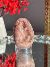 Load image into Gallery viewer, Druzy Pink amethyst egg 3025 geode egg
