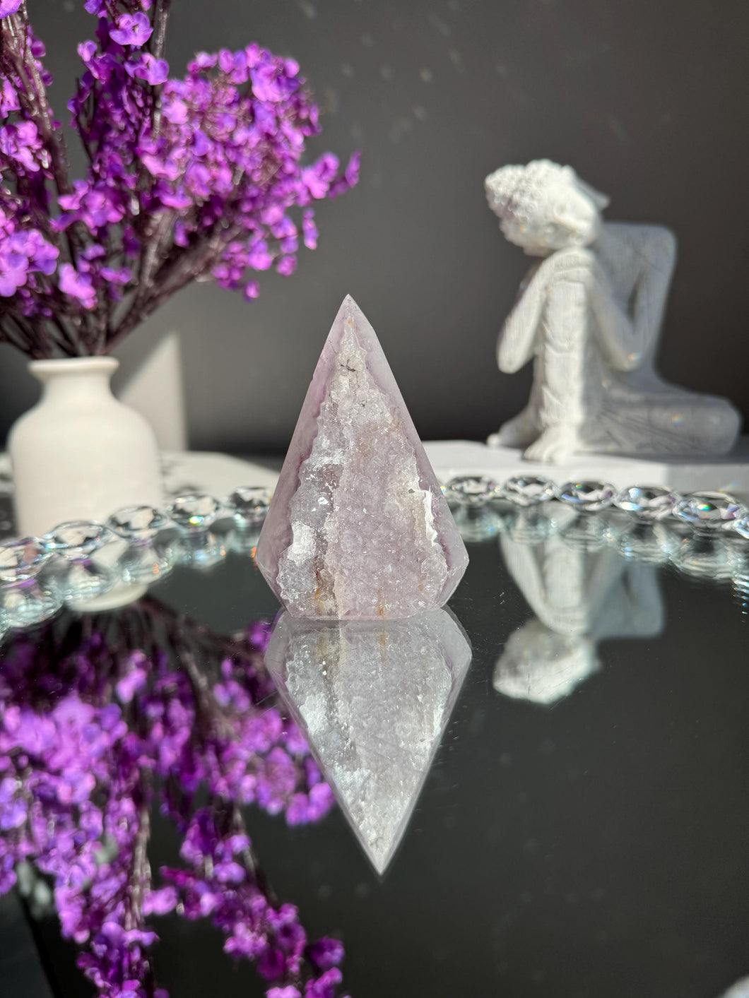 amethyst pendulum  healing crystals 2914