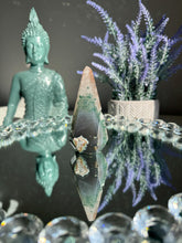 Load image into Gallery viewer, Coral Rainbow amethyst pendulum  healing crystals 2913
