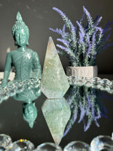 Load image into Gallery viewer, Green Rainbow amethyst pendulum  healing crystals 2915
