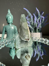 Load image into Gallery viewer, Green Rainbow amethyst pendulum  BROKEN TIP healing crystals 0
