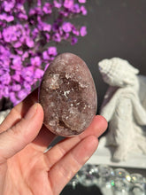 Load image into Gallery viewer, Druzy Pink amethyst egg 3023 geode egg
