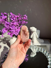 Load image into Gallery viewer, Druzy Pink amethyst egg 3023 geode egg
