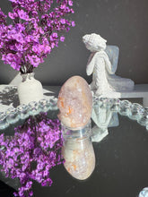 Load image into Gallery viewer, Druzy Pink amethyst egg 3025 geode egg
