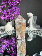 Load image into Gallery viewer, Druzy Pink amethyst tower 2994
