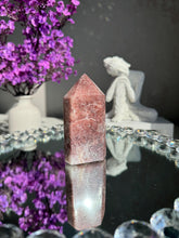 Load image into Gallery viewer, Druzy Pink amethyst tower 2997
