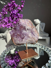 Load image into Gallery viewer, XL Druzy Pink amethyst geode 2991
