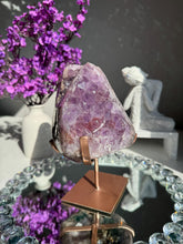 Load image into Gallery viewer, XL Druzy Pink amethyst geode 2991
