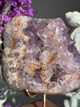 Load image into Gallery viewer, XL Druzy Pink amethyst geode 2991
