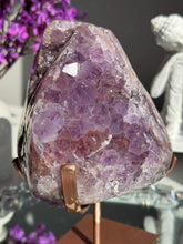 Load image into Gallery viewer, XL Druzy Pink amethyst geode 2991
