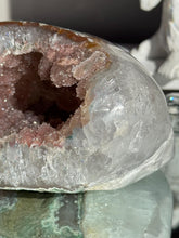 Load image into Gallery viewer, Pink Amethyst Geode with Rainbow Quartz, 3.3 lbs 2998
