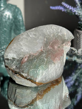 Load image into Gallery viewer, Rare Green and Pink Amethyst Geode, Mined in Brazil 2998
