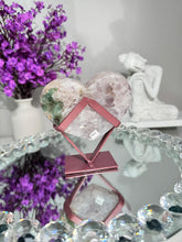 Load image into Gallery viewer, Druzy Pink amethyst heart with amethyst healing crystals 2846 C
