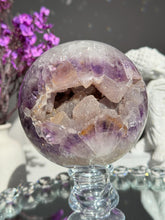 Load image into Gallery viewer, Sugar Amethyst sphere amethyst geode geode sphere no code
