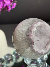 Load image into Gallery viewer, Amethyst sphere amethyst geode 2237 rainbow amethyst
