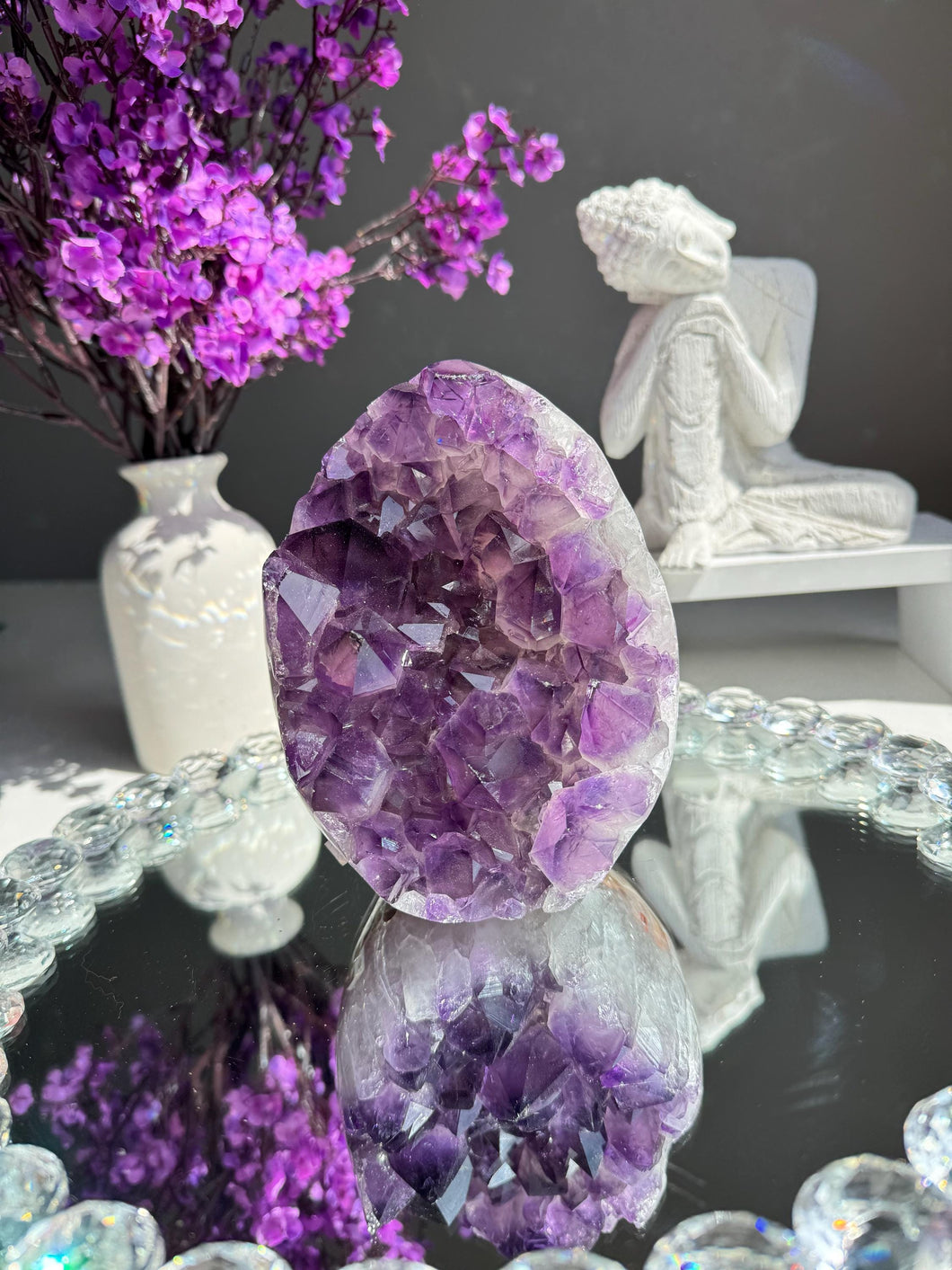 High quality Amethyst egg 2732 amethyst geode