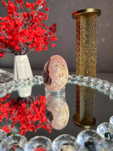 Load image into Gallery viewer, Druzy Pink amethyst egg 3025 geode egg
