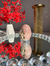 Load image into Gallery viewer, Druzy Pink amethyst egg 3025 geode egg
