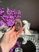 Load image into Gallery viewer, Druzy Pink amethyst egg 3023 geode egg
