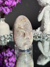 Load image into Gallery viewer, Druzy Pink amethyst egg 3025 geode egg
