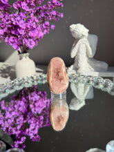 Load image into Gallery viewer, Druzy Pink amethyst egg 3023 geode egg

