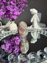 Load image into Gallery viewer, Druzy Pink amethyst egg 3024 geode egg

